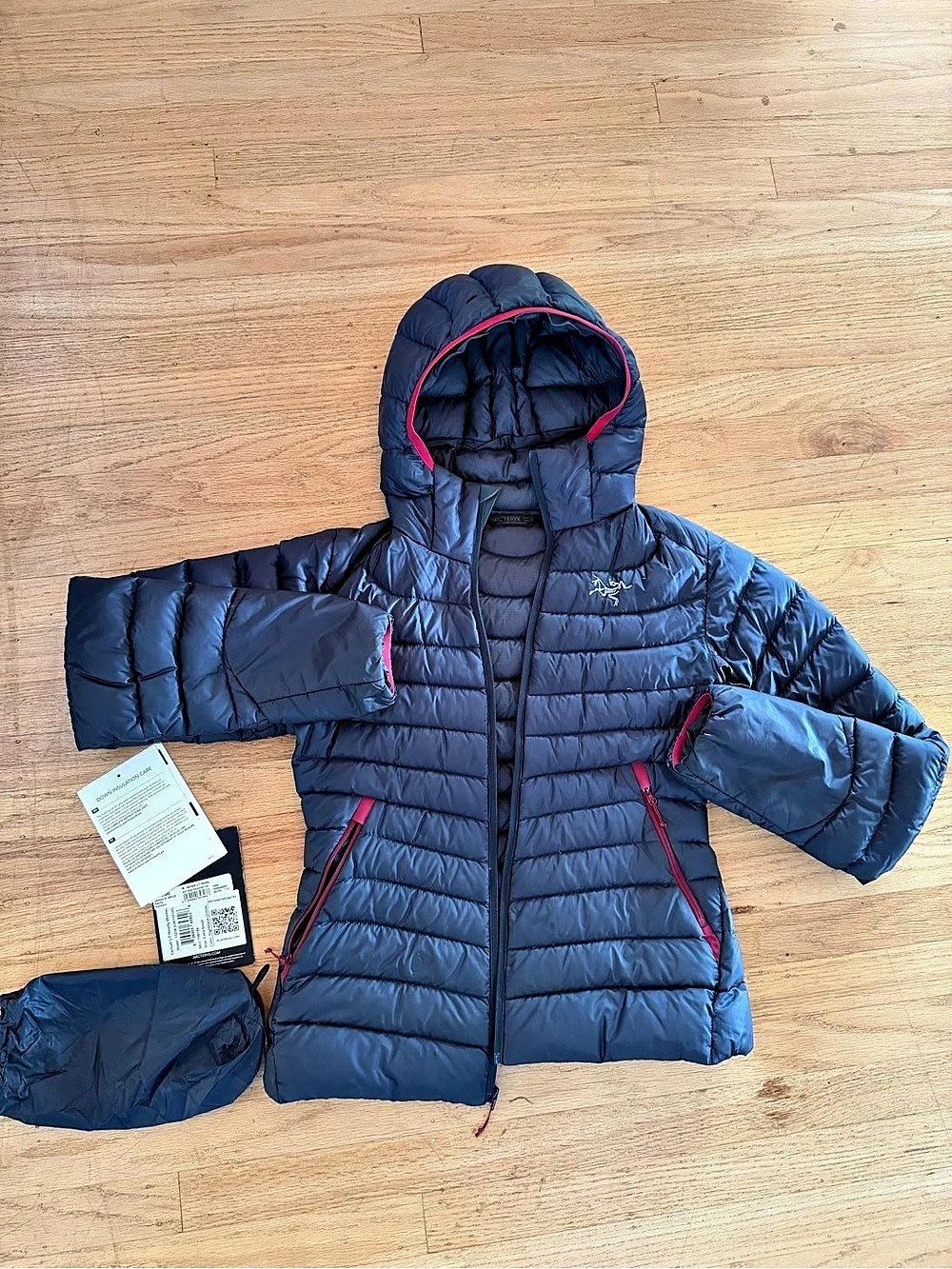 Arc'teryx Cerium Down Puffer Jacket Size XS Blue